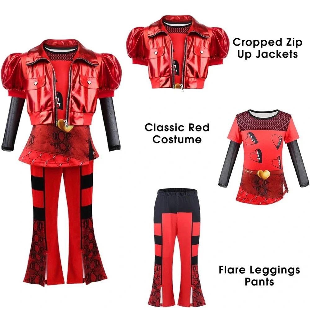 Red and Black Kids Costume